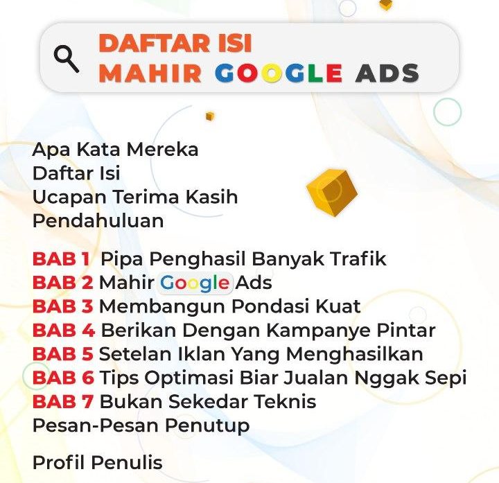 Panduan Buku Mahir Google Ads Belajar Cara Pasang Iklan Di Google ...